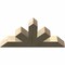 Ekena Millwork Saratoga Rough Sawn Timber Gable Bracket, Douglas Fir, 48"W x 24"H x 6"D x 6"F, 12/12 Pitch GBW048X24X0606SAR00RDF - alternate 2
